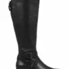 Jones Bootmaker Damen Schmal Geschnittene, Kniehohe Lederstiefel, Schwarz -Winterschuhe Verkaufs-Shop 924732s