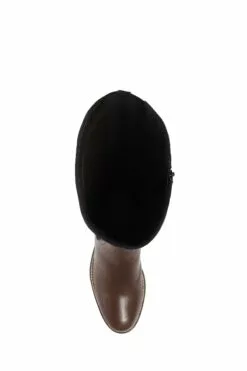 Jones Bootmaker Kniehohe Lederstiefel, Blau -Winterschuhe Verkaufs-Shop 978626s4