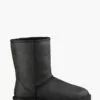 UGG® Klassische, Niedrige Lederstiefel, Schwarz -Winterschuhe Verkaufs-Shop 986128s