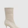 Reiss Caley Spitze Lederstiefel Mit Kitten-Heel-Absatz -Winterschuhe Verkaufs-Shop A11 864s