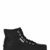 Superga 2341 Alpina Nappa Lederstiefel, Schwarz -Winterschuhe Verkaufs-Shop A42891s