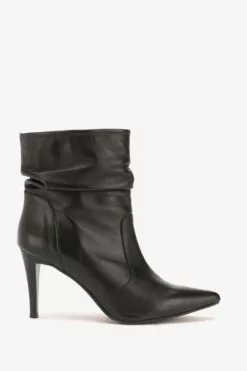 Mint Velvet Sammy Lederstiefel, Schwarz