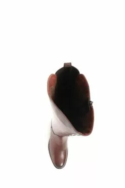 Jones Bootmaker Donatella Kniehohe Lederstiefel, Braun -Winterschuhe Verkaufs-Shop C28561s4