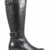 Jones Bootmaker Carrara Wadenhohe Lederstiefel In Schmaler Passform, Schwarz -Winterschuhe Verkaufs-Shop D26049s