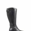 Jones Bootmaker Carrara Wadenhohe Lederstiefel In Weiter Passform, Schwarz -Winterschuhe Verkaufs-Shop D26053s