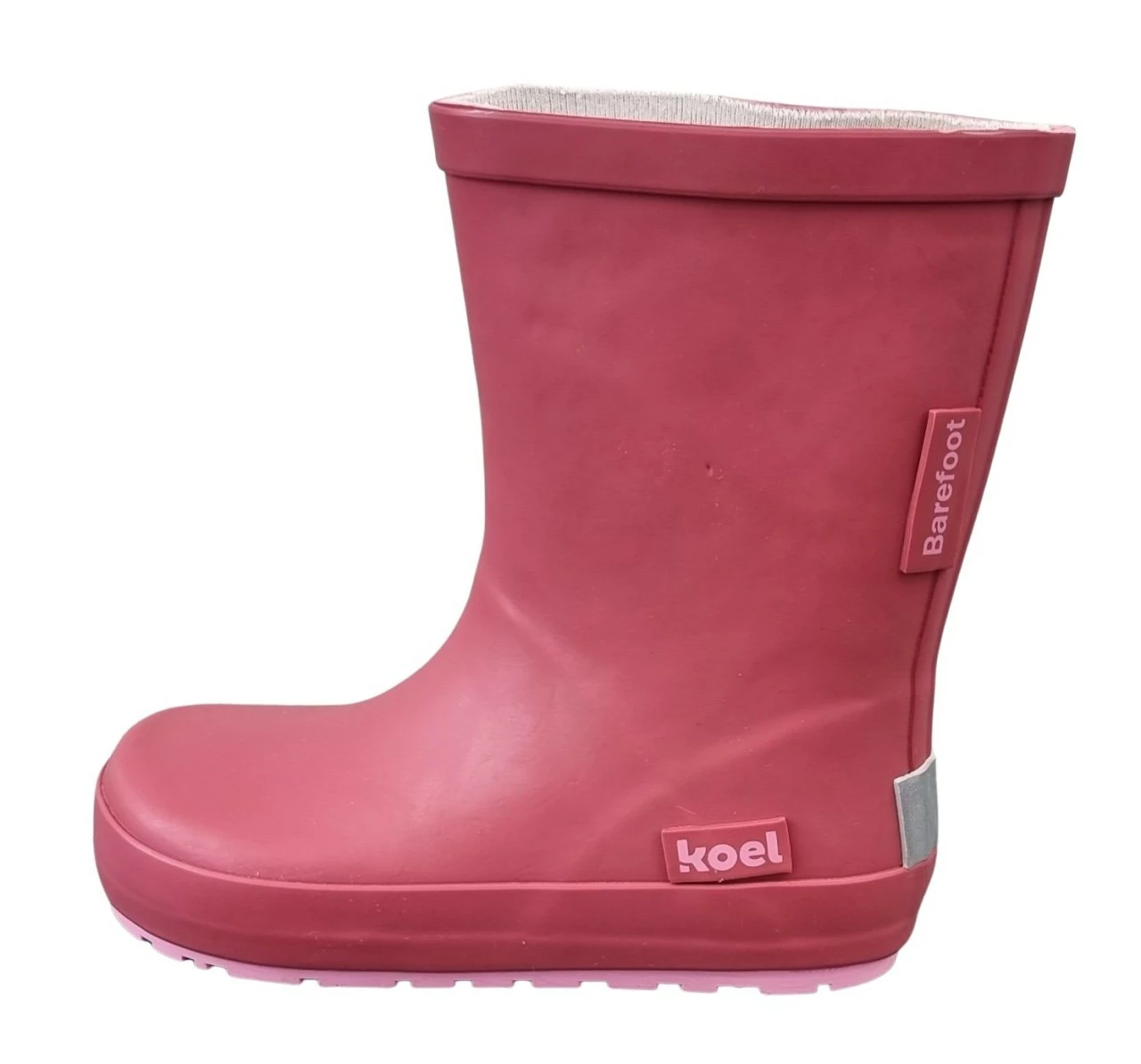 Koel Gummistiefel Fuchsia Pink Barfuß Regenstiefel Wellies Uni 7 Koel Gummistiefel Fuchsia Pink Barfuß Regenstiefel Wellies Uni – Bild 5