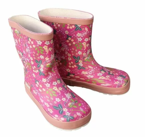 Koel Gummistiefel Pink Blumen Barfuß Regenstiefel Kautschuk -Winterschuhe Verkaufs-Shop Koel Gummistiefel 1 1280x1280