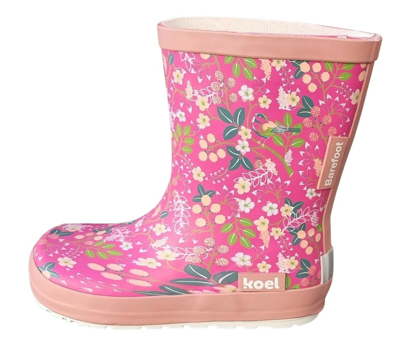 Koel Gummistiefel Pink Blumen Barfuß Regenstiefel Kautschuk 5 Koel Gummistiefel Pink Blumen Barfuß Regenstiefel Kautschuk – Bild 3