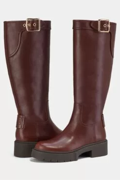 Coach Lilli Wadenhohe Lederstiefel -Winterschuhe Verkaufs-Shop T11352s4