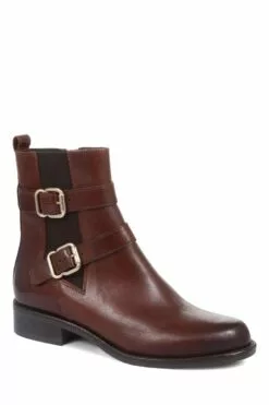 Jones Bootmaker Camelia Lederstiefel Mit Schnalle Für Damen -Winterschuhe Verkaufs-Shop T46957s3