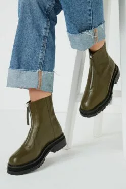 Next Forever Comfort® Lederstiefel Mit Reißverschluss Vorn